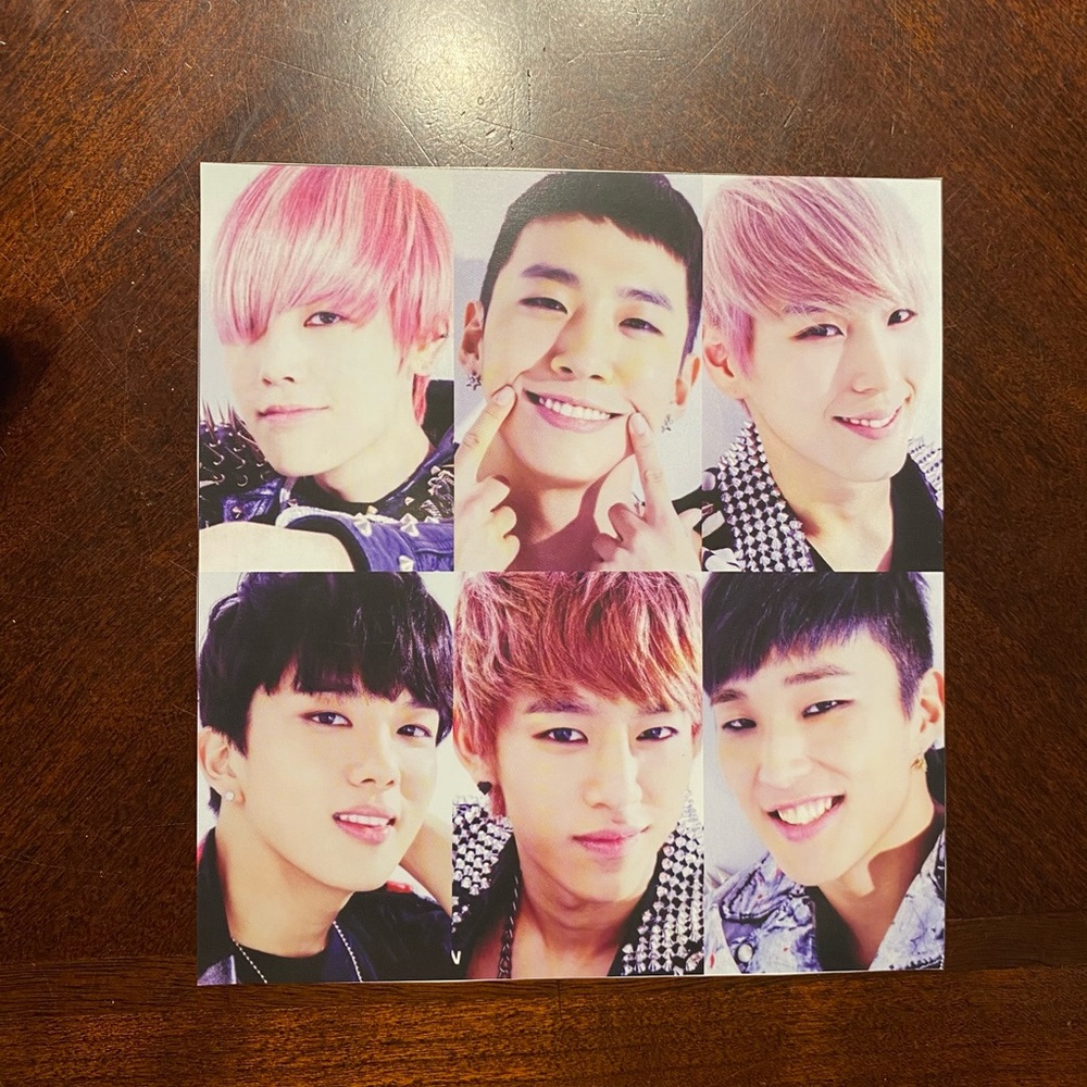 Kpop B.A.P Unofficial Postcard